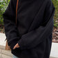 Oversize Round Neck Dropped Shoulder Sweatshirt