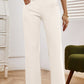 High Waist Wide Leg Pants with Pockets