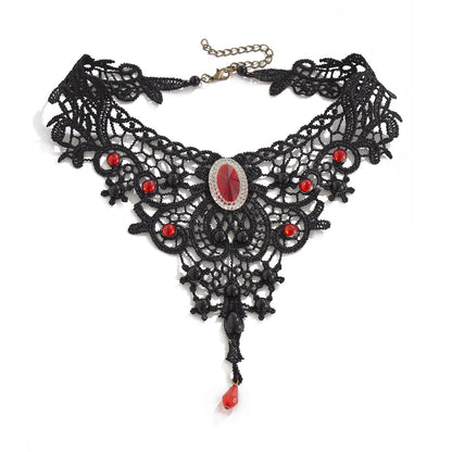 Gothic Lace Necklace