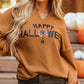 Sequin Letter Graphic Notched Long Sleeve Sweatshirt