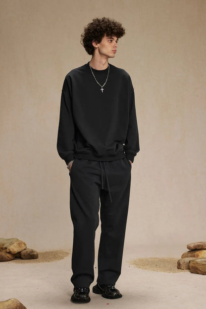 Round Neck Long Sleeve Sweatshirt