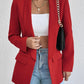 Shawl Collar Long Sleeve Blazer