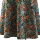 Vintage Animal Print High Waist A-line Jacquard Midi Skirt