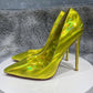 Sparkling Shiny High Heel D'Orsay Shoes