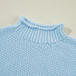 Turtleneck Cap Sleeve Sweater