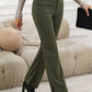 Pocketed High Waist Straight Leg Pants