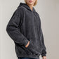 Drop Shoulder Long Sleeve Hoodie with Kangaroo Pocket