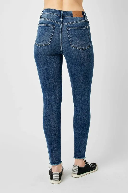 Judy Blue High Waist Distressed Skinny Jeans