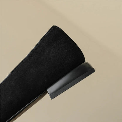 Woven Strap Round Toe Loafers