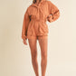 Snap Down Long Sleeve Hooded Romper