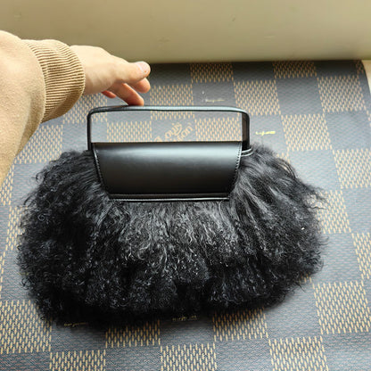 Plush Fuzzy Tassel Bag