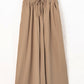 Drawstring Waist Wide Leg Pants