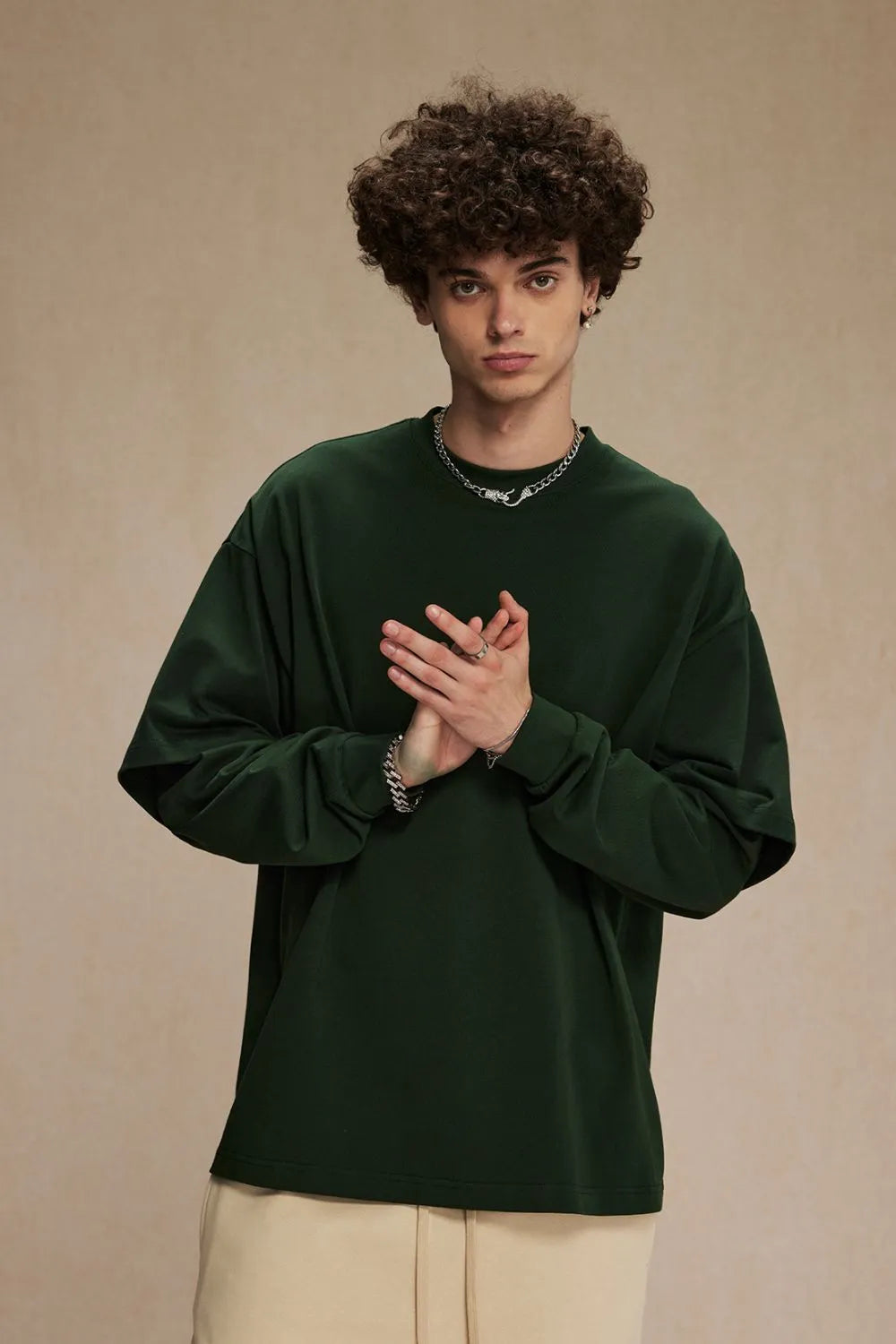Round Neck Long Sleeve T-Shirt