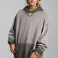 Drop Shoulder Long Sleeve Hoodie with Kangaroo Pocket