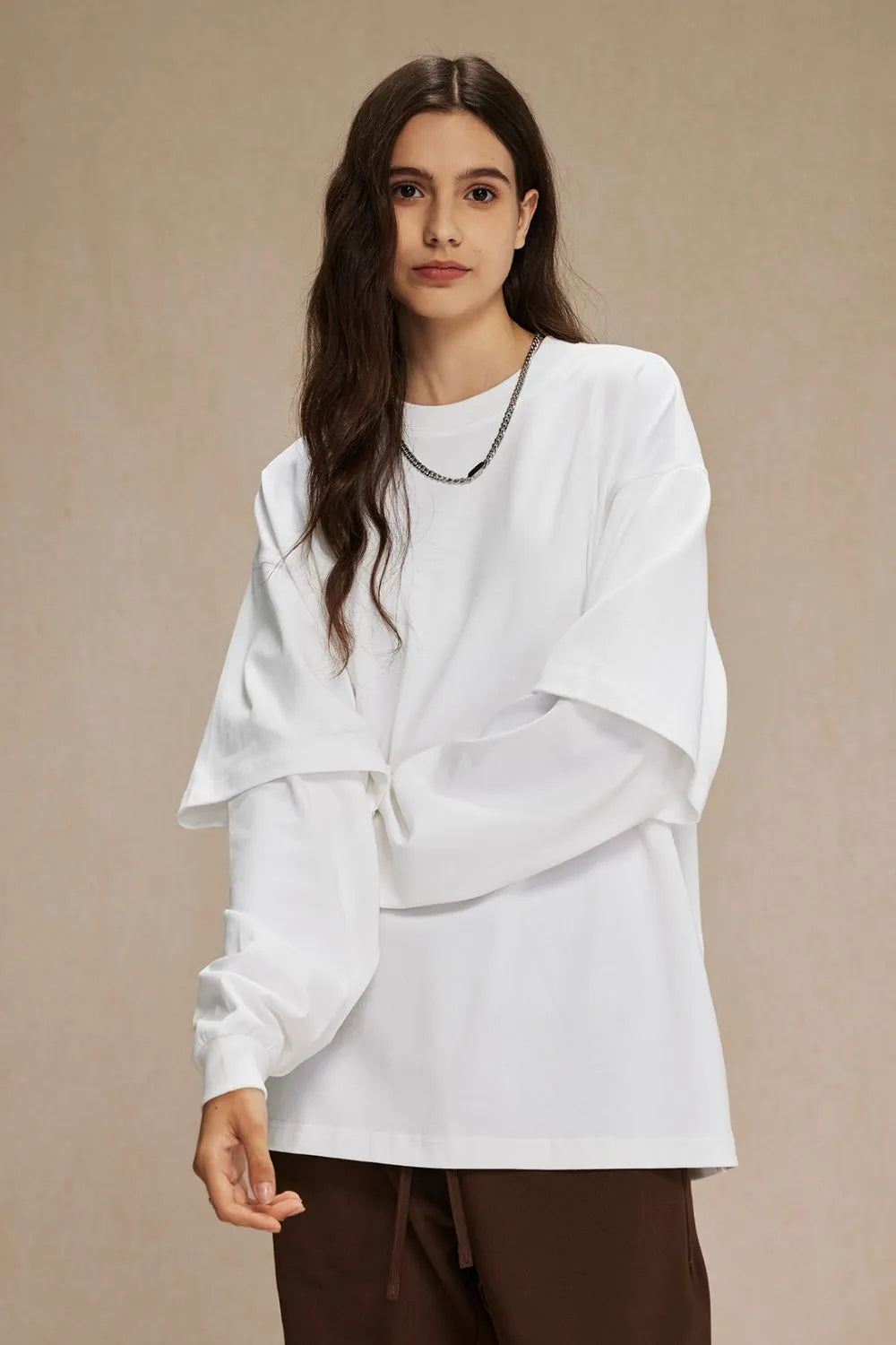 Round Neck Long Sleeve T-Shirt