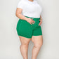 Judy Blue Tummy Control Garment Dyed Denim Shorts