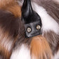 Fox Fur Genuine Leather Crossbody Bag