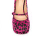 Leopard Square Toe Block Heel Shoes