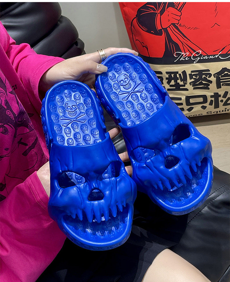 Halloween Skull Slippers