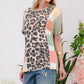 Leopard Color Block T-Shirt