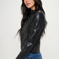 Coalition LA Zip Up Vegan Moto Jacket