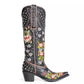 Ethnic Style Studded Pointed Toe Knee-High Boots