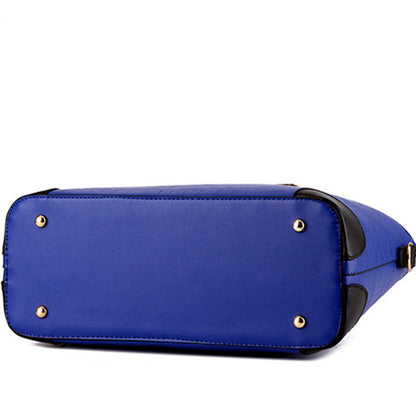 Crocodile Pattern PU Leather Handbag & Purse Set