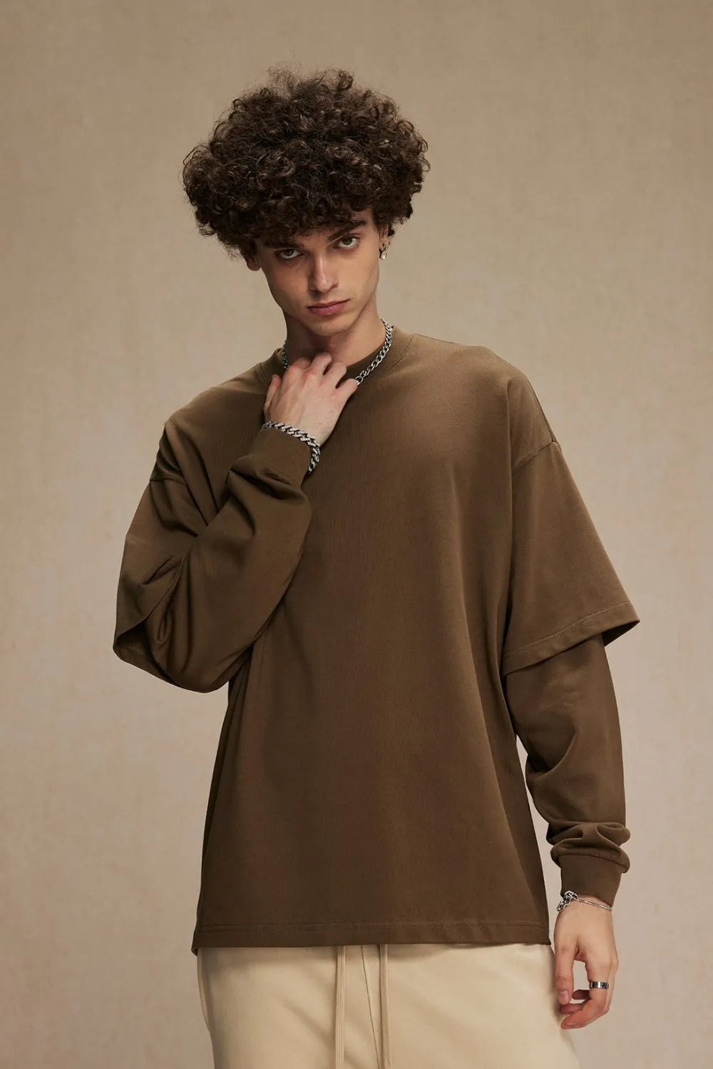 Round Neck Long Sleeve T-Shirt