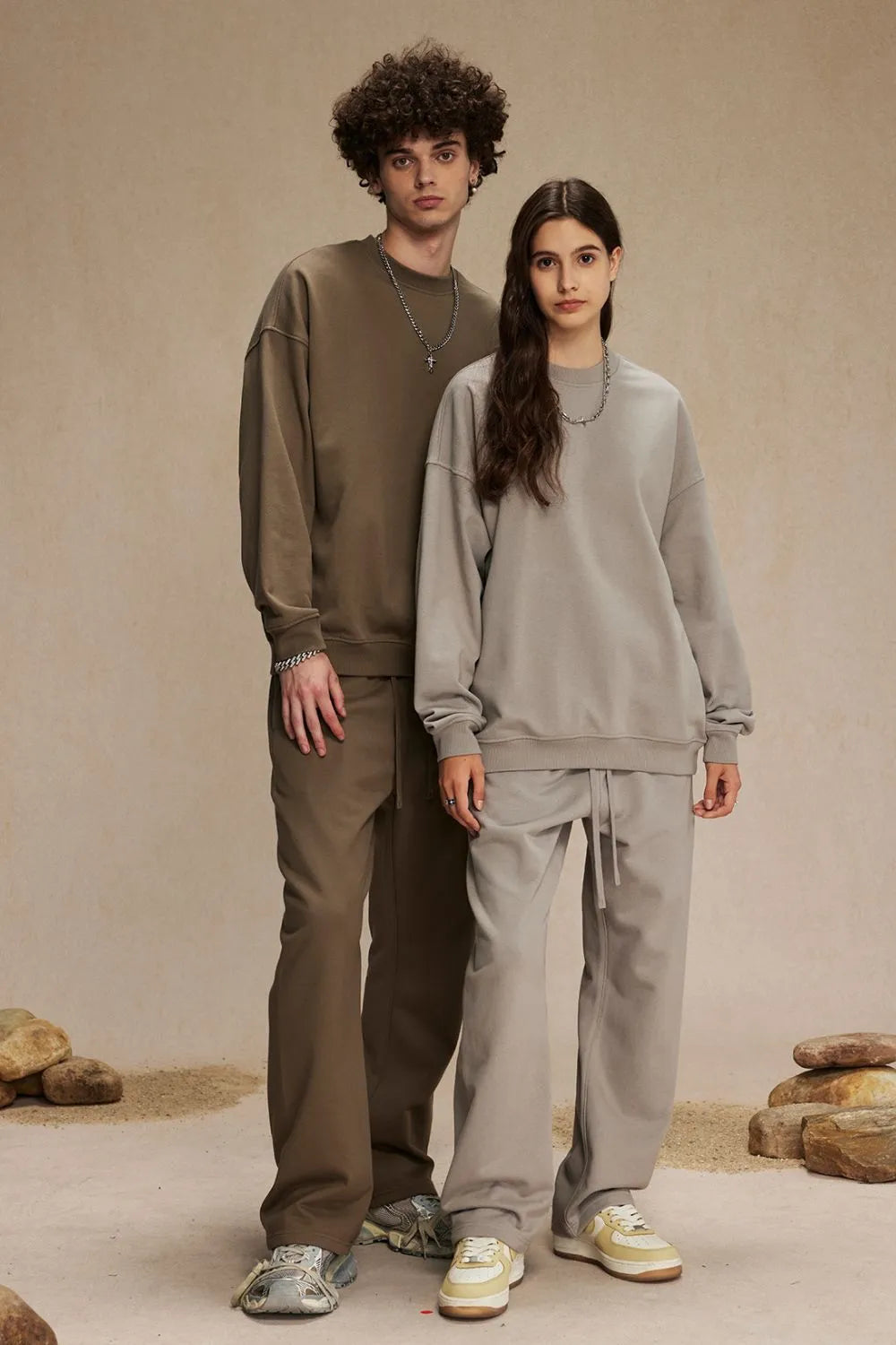 Round Neck Long Sleeve Sweatshirt