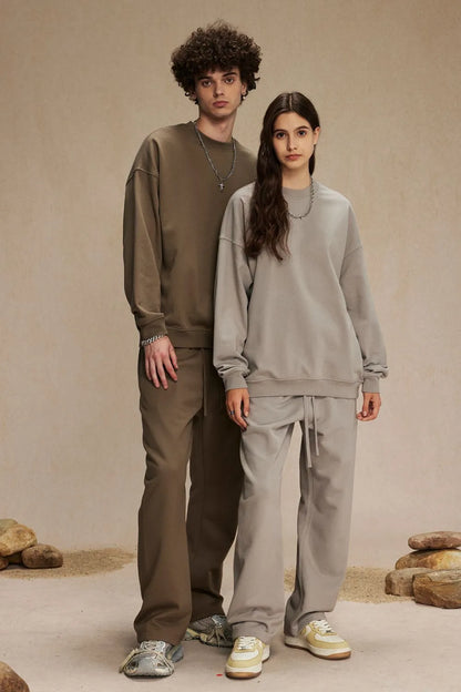 Round Neck Long Sleeve Sweatshirt