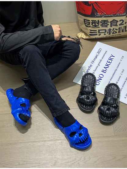 Halloween Skull Slippers