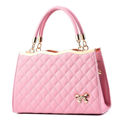 Diamond Lattice Crossbody Shoulder Bag