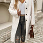 Button Up Long Sleeve Coat