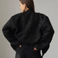 Sequin Detail Pocketed Long Sleeve Jacket