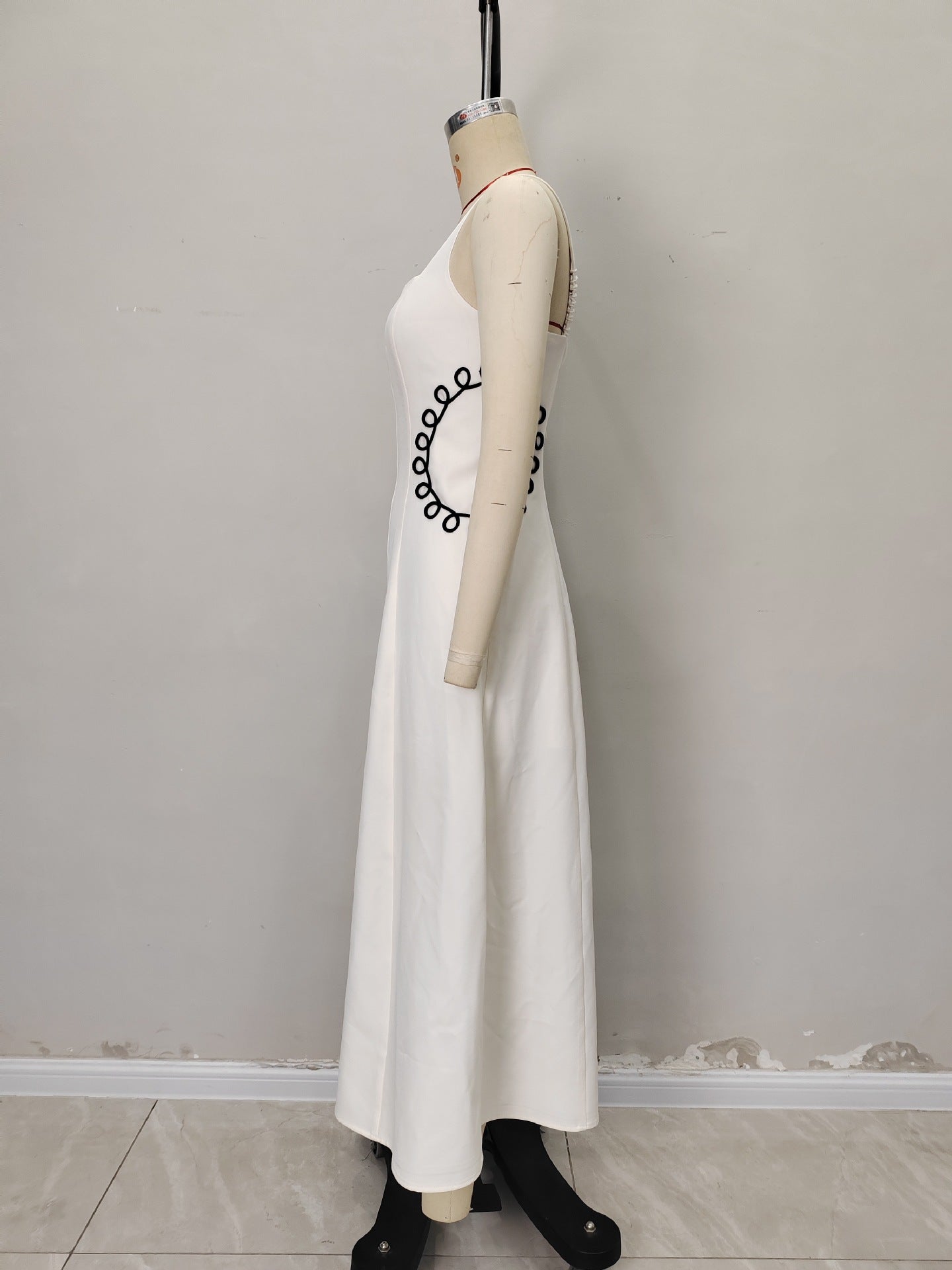 Square Neck Sleeveless Maxi Dress