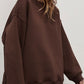 Oversize Round Neck Dropped Shoulder Sweatshirt