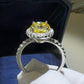 3 Carat Moissanite 925 Sterling Silver Ring