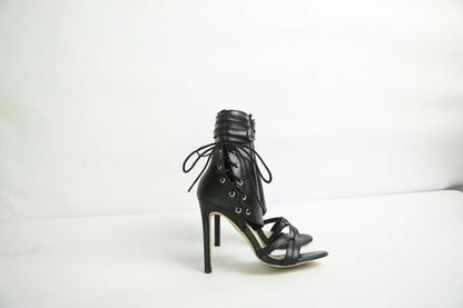 Thin High Heel Strappy Roman Sandals