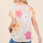 BOMBOM Floral Short Sleeve T-Shirt