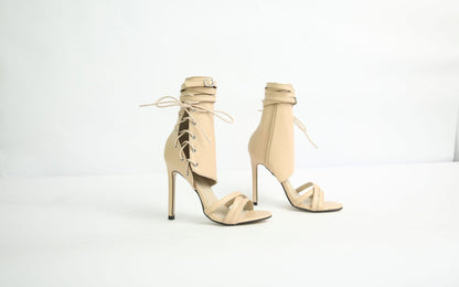 Thin High Heel Strappy Roman Sandals