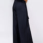 Tied Wide Leg Pants with Pockets