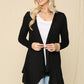 Open Front Knit Cardigan