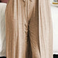 Open Front Long Sleeve Cardigan and Pants Lounge Set