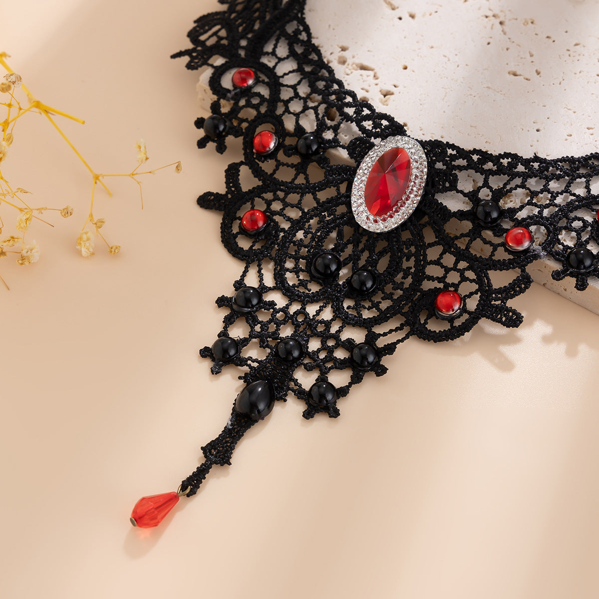 Gothic Lace Necklace