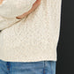 Heathered Round Neck Long Sleeve Sweater