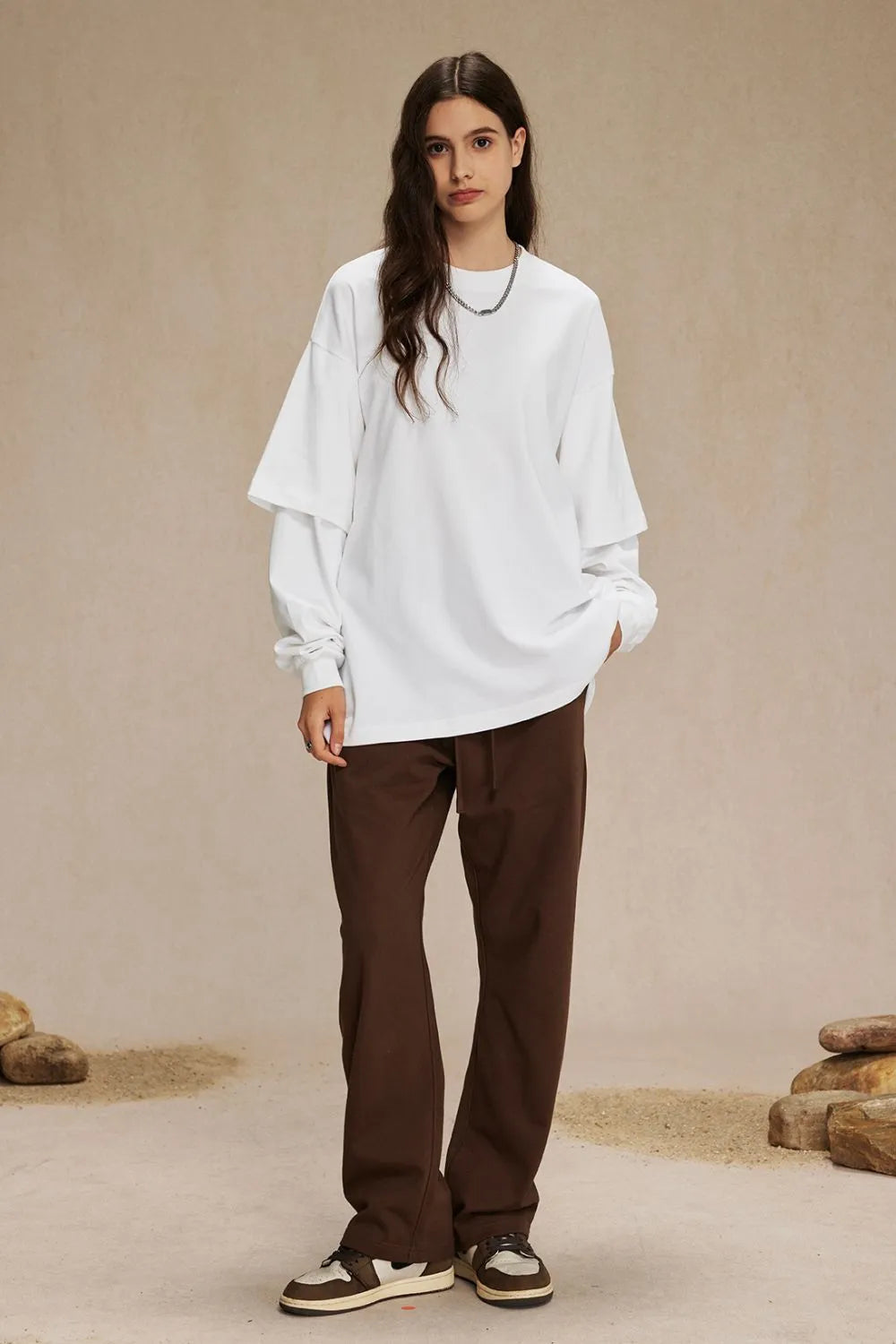 Round Neck Long Sleeve T-Shirt