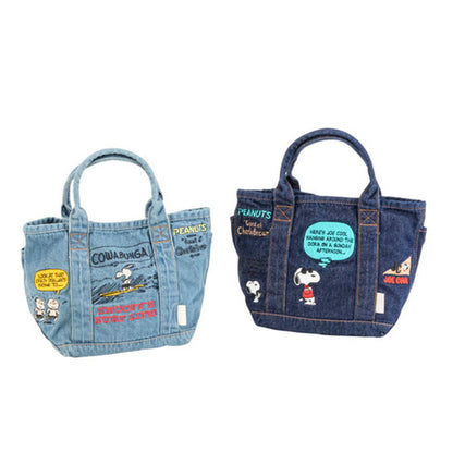 Cute Snoopy Denim Canvas Handbag