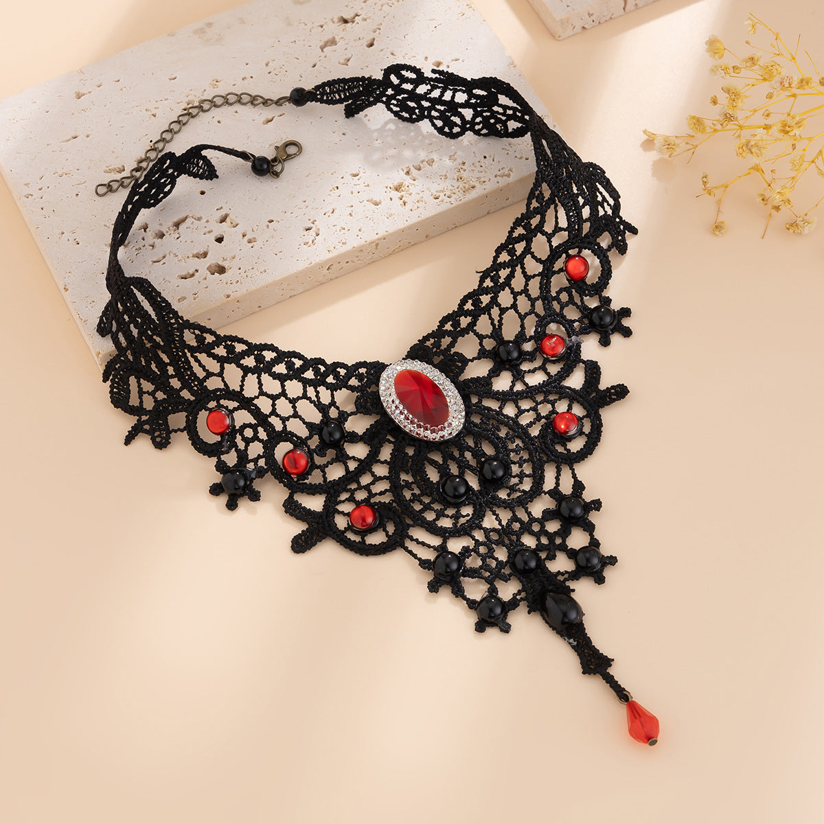 Gothic Lace Necklace