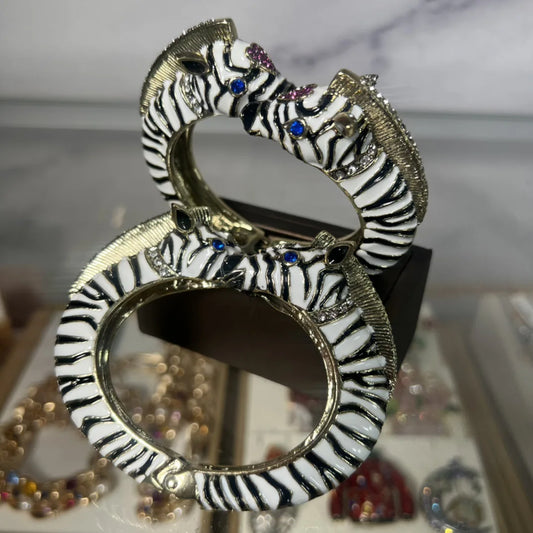 Kissing Zebras Bracelet