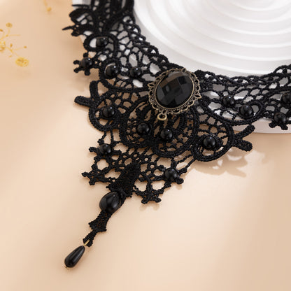 Gothic Lace Necklace